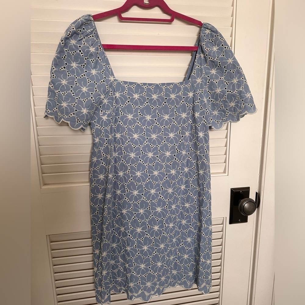 Zara blue dress.